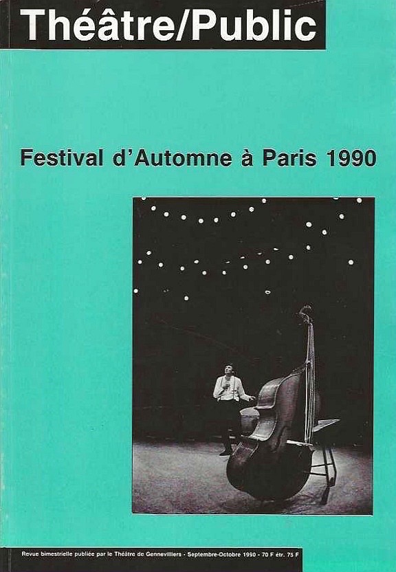 Festival d’Automne à Paris 1990 | Numéro 95 | Théâtre/Public