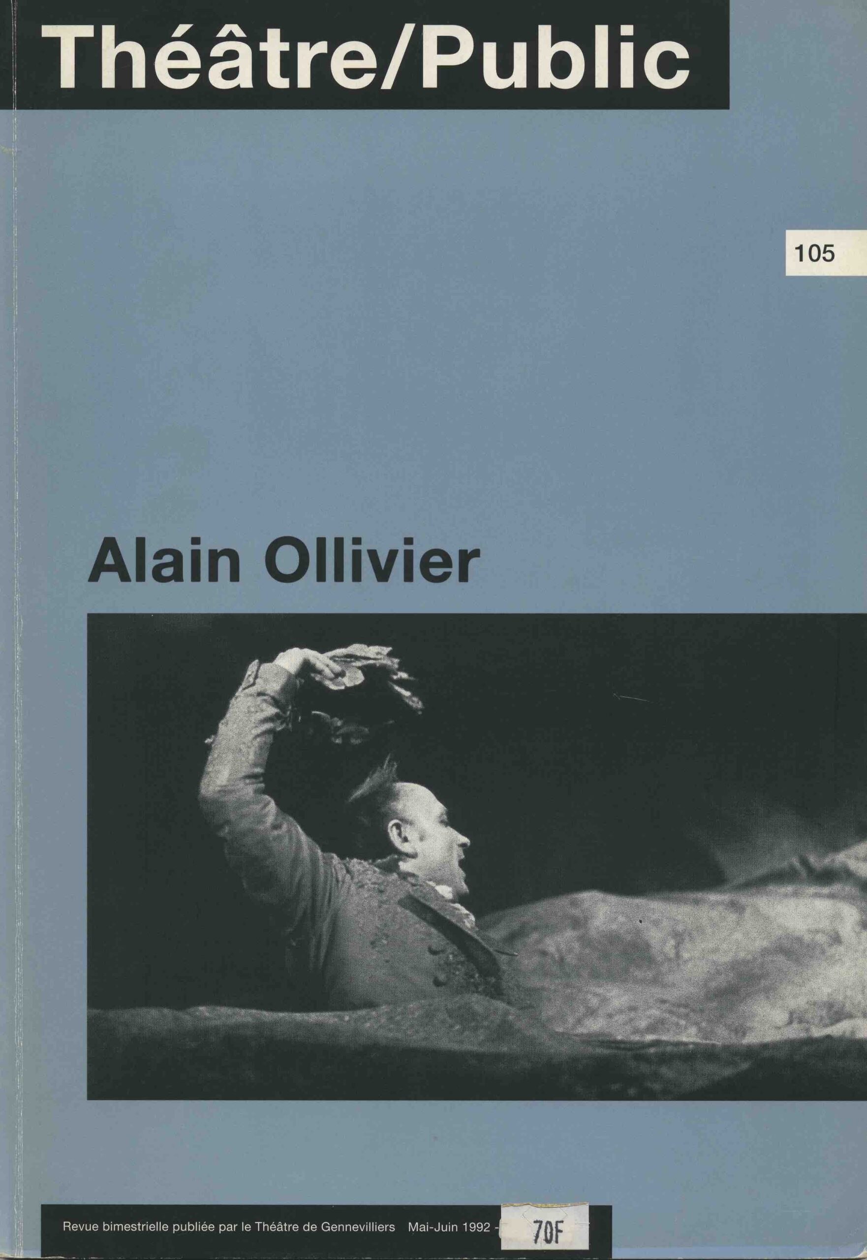 Alain Ollivier | Numéro 105 | Théâtre/Public